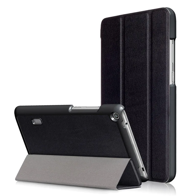 

For Huawei MediaPad T3 7.0 WiFi BG2-W09 Slim Magnetic Folding Stand PU Leather Case Cover for Huawei Media Pad T3 7 WiFi