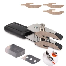 EHDIS Vinyl Car Wrap Double Layer Teflon Cutter Utility Knife+10pcs Blade Carbon Foil Film Auto Sticker Cut Tool Accessories EHDIS Vinyl Car Wrap Double Layer Teflon Cutter Utility Knife+10pcs Blade Carbon Foil Film Auto Sticker Cut Tool Accessories