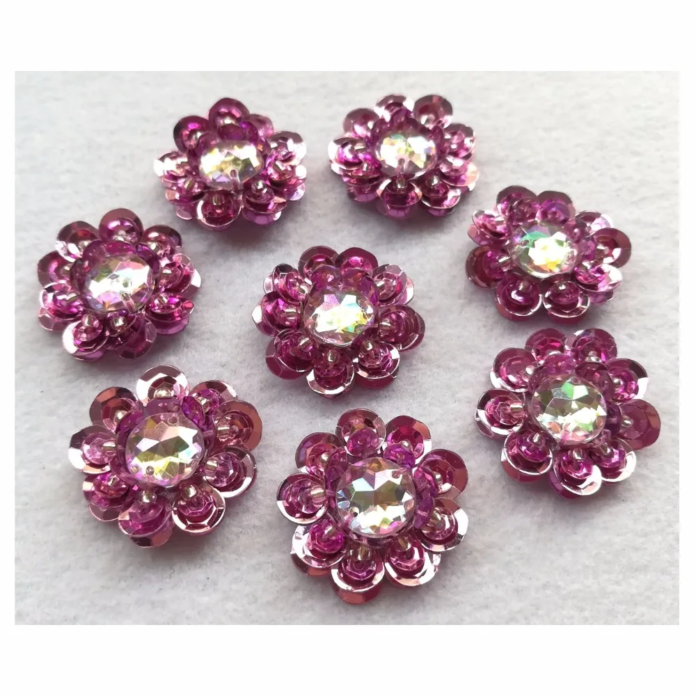 beaded flower applique