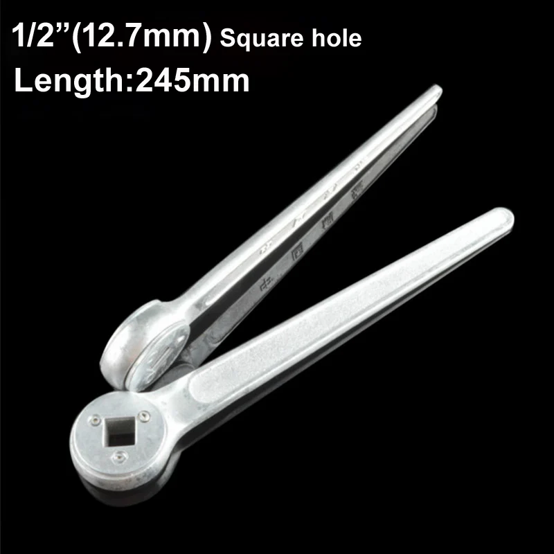 1/2" 12.7mm square hole unidirectional ratchet wrench chrome plated