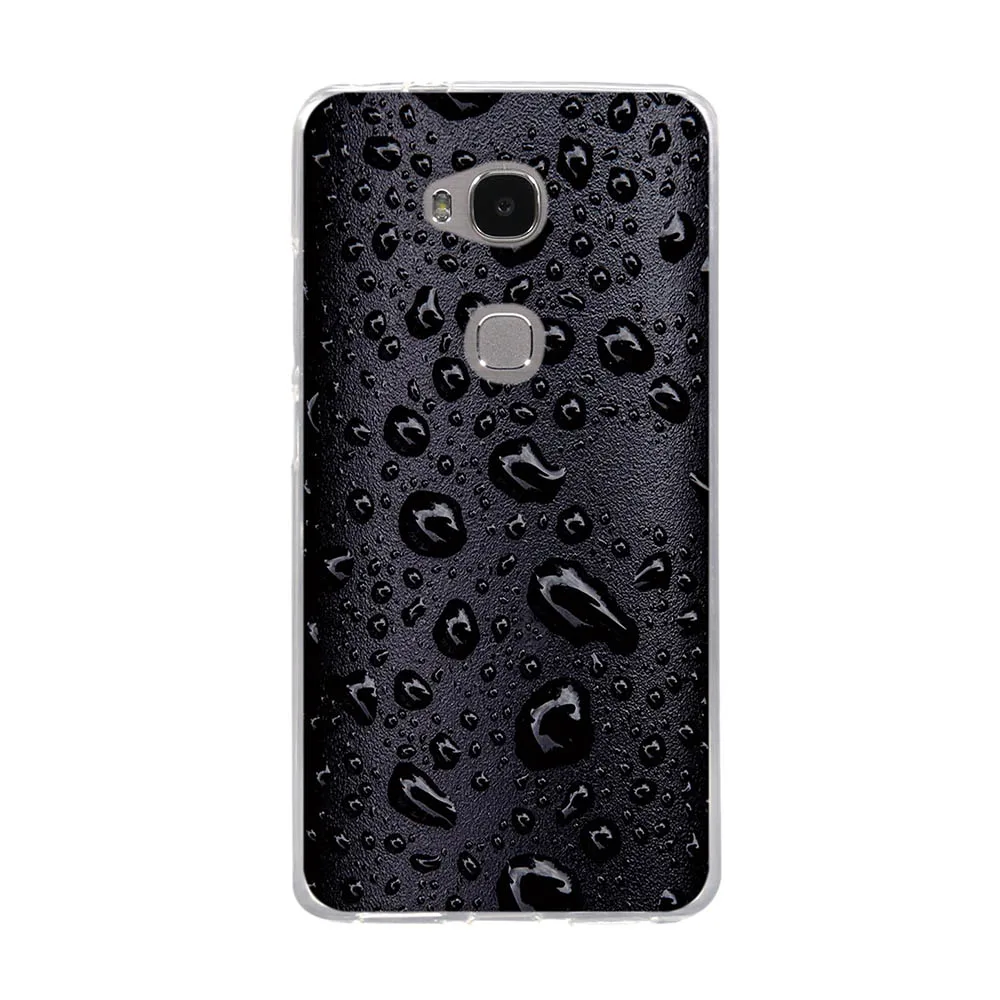 Задний Чехол для Huawei Honor 5X X5 GR5 телефон 5 дюйма чехол из ТПУ X 5x Искусственные