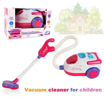 

New Pretend Play Toy Cosplay Educational Toy For Kids Vacuum Cleaner With Music And Light For Girls Gift Toys Dust Collector