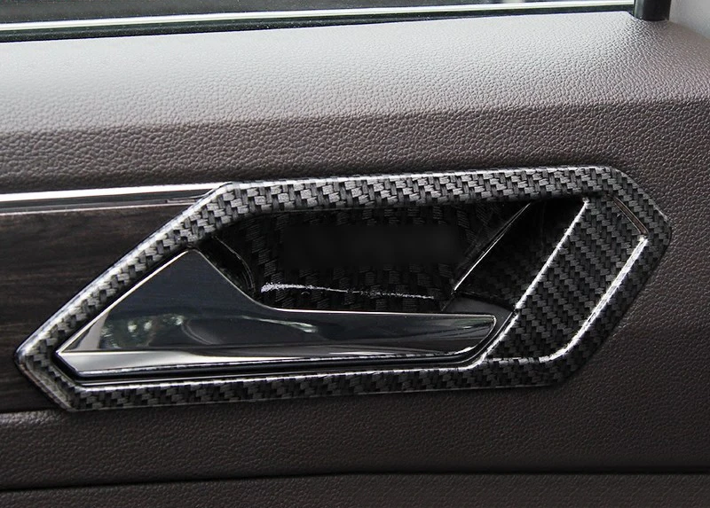 Для VW Volkswagen Tiguan 2017 2018 Стайлинг автомобиля внутренняя дверная ручка чаши Крышка
