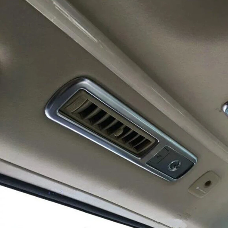 Для Toyota Alphard Vellfire интерьерная крыша задняя воздушная confialer AC Vent Outlet крышка наклейки Декор Плесень планки