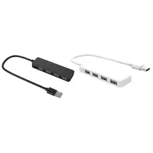 S18-USB2.0 сверхтонкая Многослойная-4-портовый Расширение разветвитель адаптер док-станция для расширитель USB Plug and Play