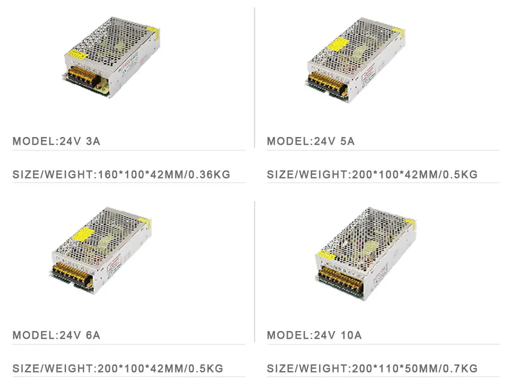 DC24V 1A 2A 3A 5A 10A 15A 20A 25A 30A для 24V RGB светодиодный полосы лампы освещения Светодиодный драйвер освещение трансформатор Светодиодный импульсный источник Мощность Су