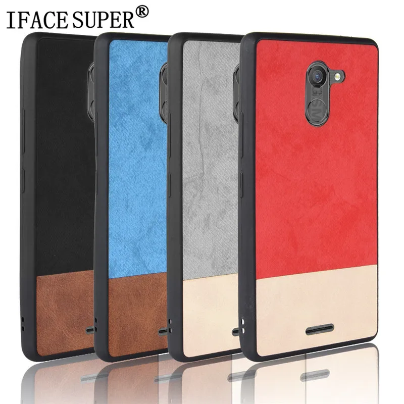 

For INFINIX HOT 4 Case Bi-color SPlicing PU Leather PC+TPU Hybrid Back Cover For Infinix Hot4 Hot 4 X557 Phone Case Shell
