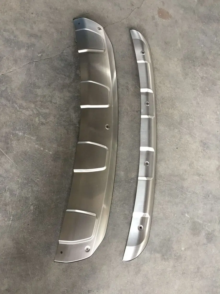 

Auto parts modeling Stainless Steel Front + Rear Bumper Diffuser Protector Guard Skid Plate For New MAZDA CX-5 CX5 2017 2018