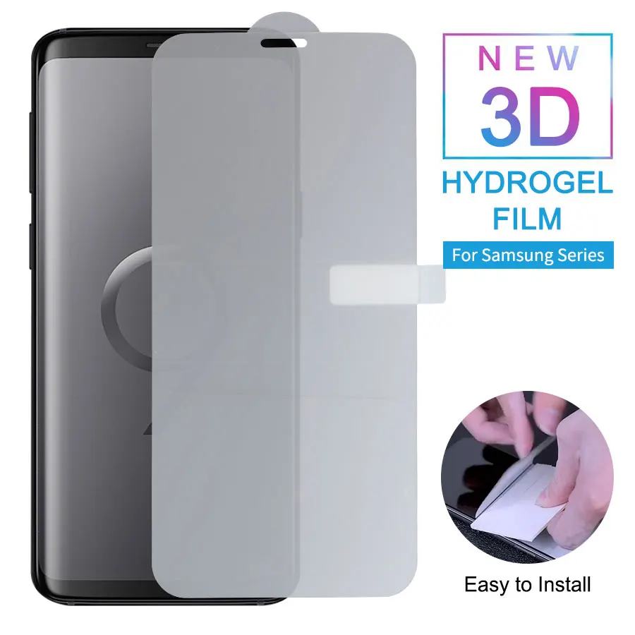 

3D Full Cover Soft Hydrogel Film For Samsung Galaxy A8 S8 S9 Plus S7 Edge Note 8 9 Star 2018 Screen Protector Sticker Silicone