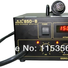 Gordak 850B светодиодный дисплей станция для распайки горячего воздуха Тепловая пушка SMD паяльная станция