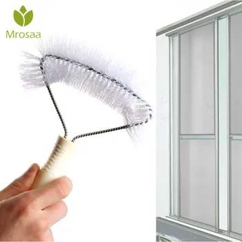 

Mrosaa Galvanized Wire Windows Recess Groove Cleaning Brush Crevice Brush Screens Window Anti-mosquito Net Brusher Cleaning Tool