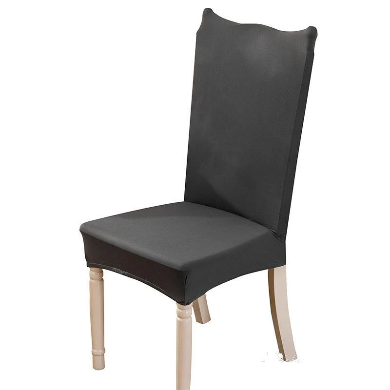 

Spandex Chair Cover Universal Elastic Chair Covers Solid Color Wedding Chair Covers Dining Room Restaurant Chair Covers