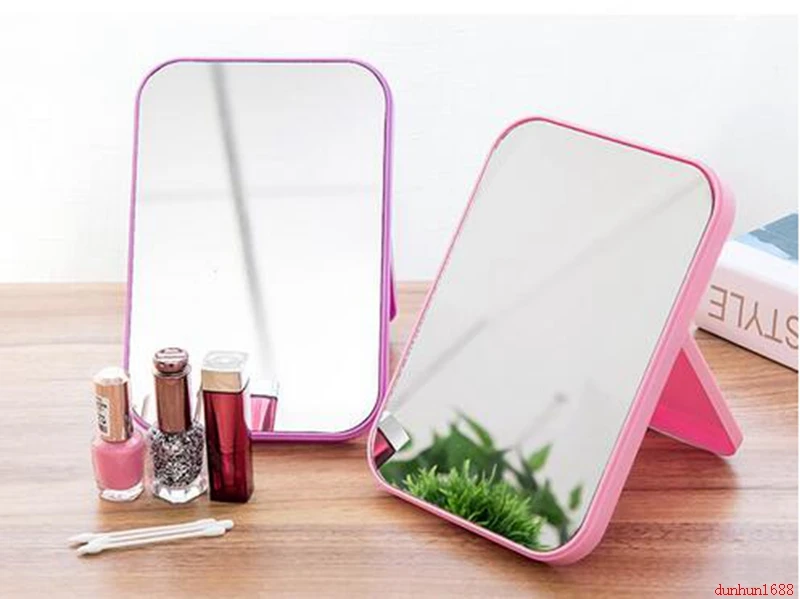 Simple Rectangular Desktop Mirror HD Makeup Mirror Desktop Dresser