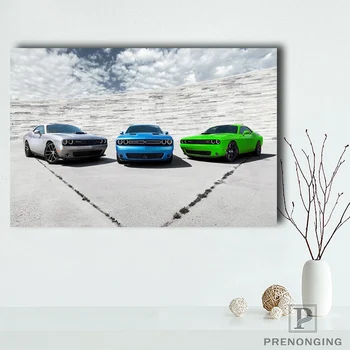 

Canvas Poster Silk Fabric P0482 DODGE CHALLENGER TUNING DESERT CAR AUTO POSTER large thin#190114@06