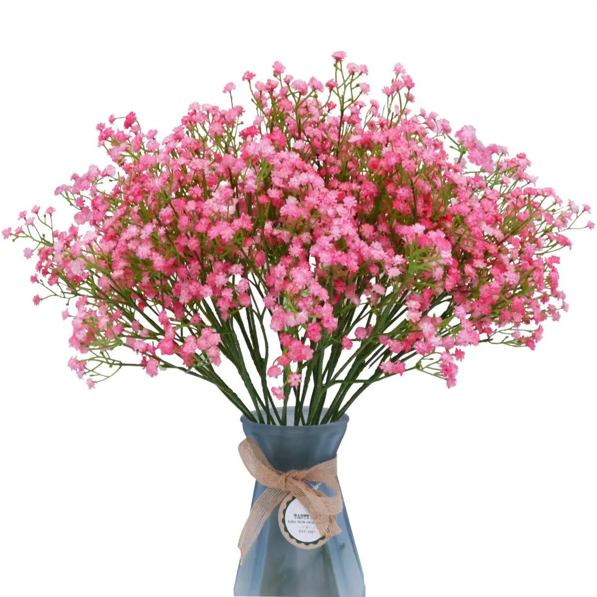 50 поддельных гипсофилов, розовые Искусственные цветы, букет, романтические искусственные сушеные цветы, искусственные цветы для украшения дома и свадьбы