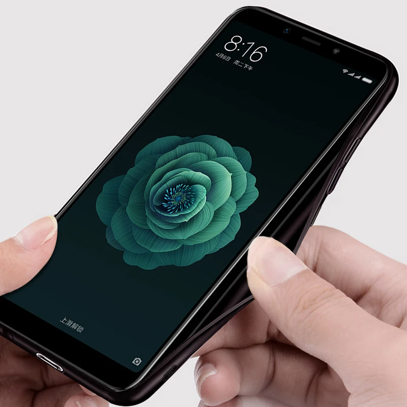 Xiaomi Mi 6x case cover xiaomi 6x back cover silicone edge fabric protective case coque capas MOFi original xiaomi Mi A2 case