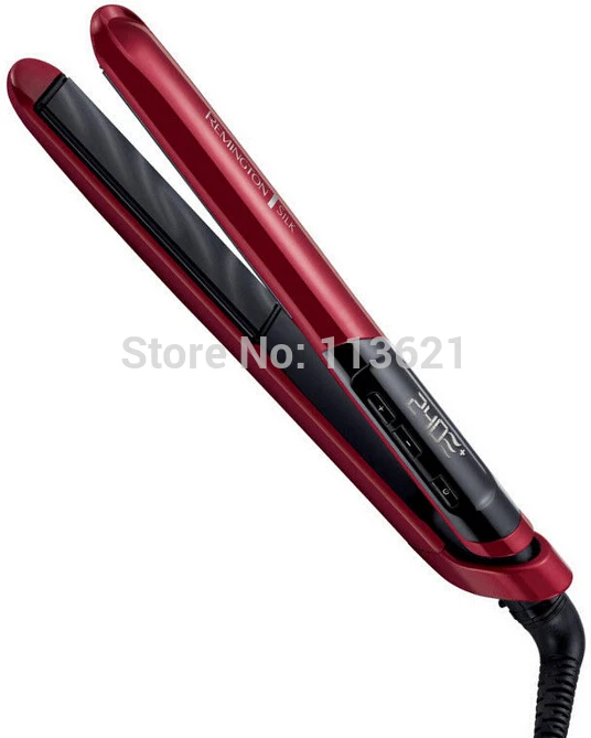 Remington S9600 Silk Hair Straightener Red Dual Voltage GENUINE NEW