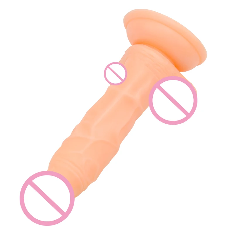 New 6.1 Inch Dildo Realistic, Super Soft Silicone Penis Strapon Strong Suction Cup Dick, Sex Toys for Woman, Sex Products