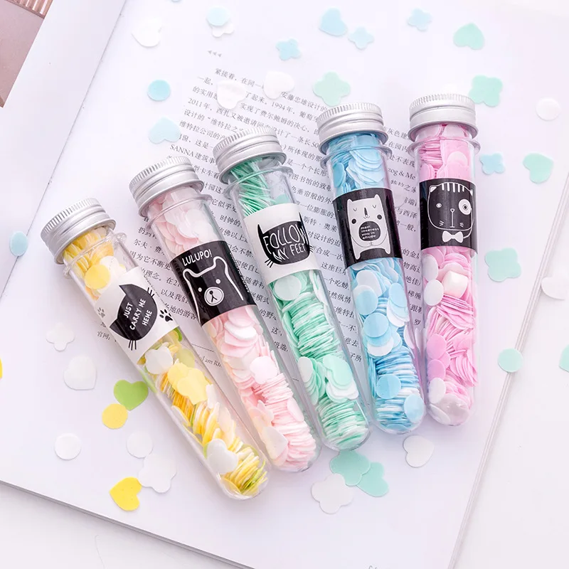 

1pcs Portable Tube Soap Petals For Travel Scented Soap Flakes Child Hand Washing Soaps Desk Set For School Office Supplies