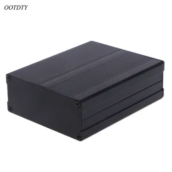 

OOTDTY Aluminum Box Enclosure DIY Electronic Project Black Instrument Case 120x97x40mm