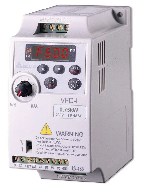 VFD007L21A DELTA VFD-L VFD Inverter Frequency converter 750W 1HP 1PHASE 230V 400hzfor small horsepower motors Wholesale Construction & Real Estate