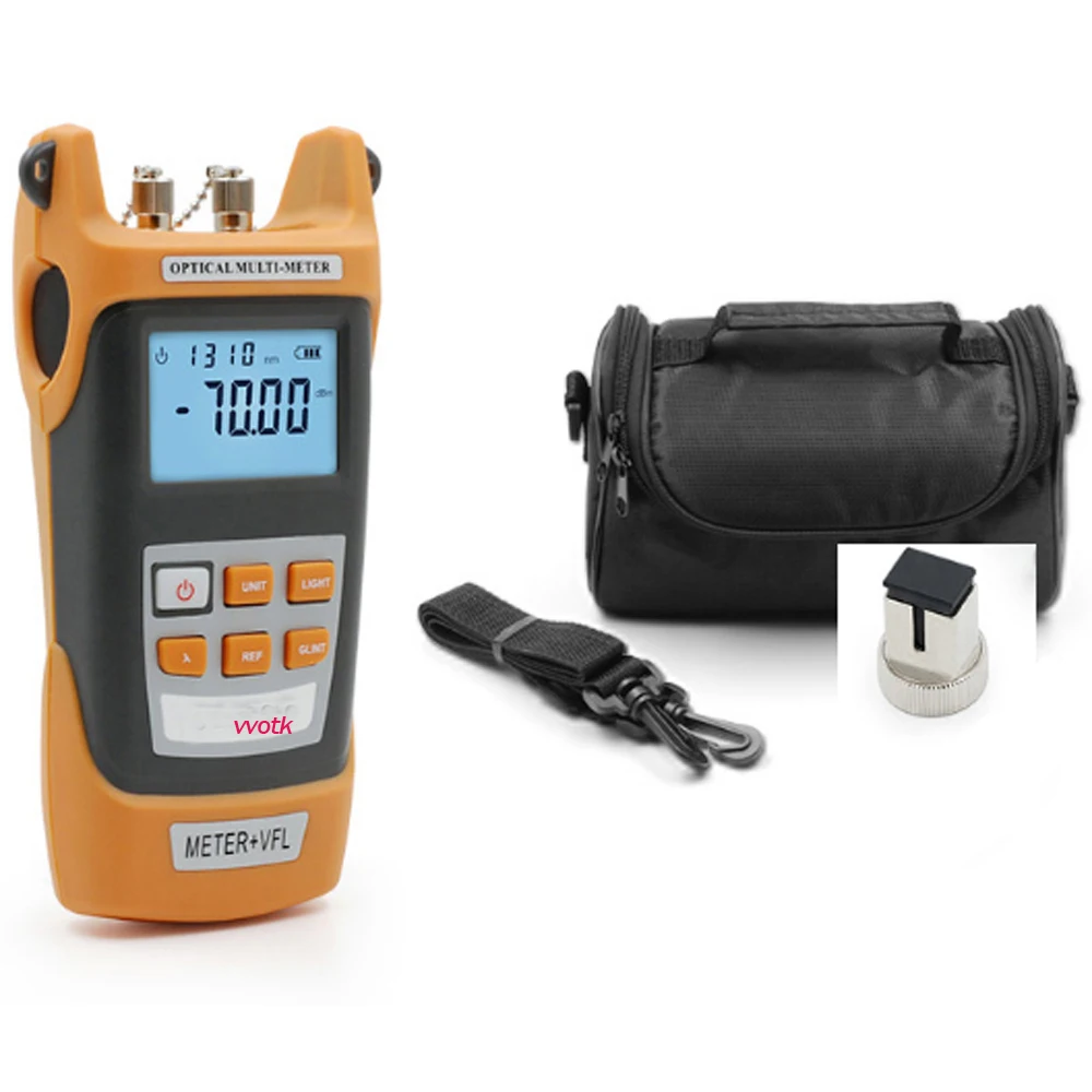 fiber Optical power meter 10mw red light source pen one machine! Fiber