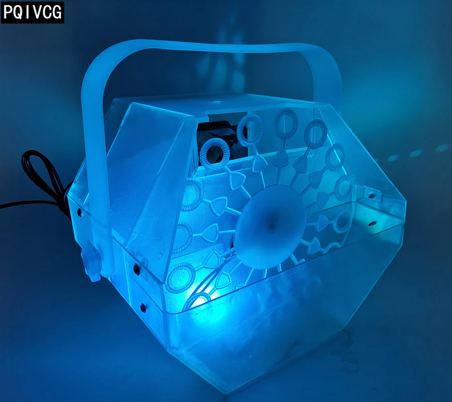 

LED bubble machine full Color led Remote control 60w bubble machine Wedding, stage, bubble effect