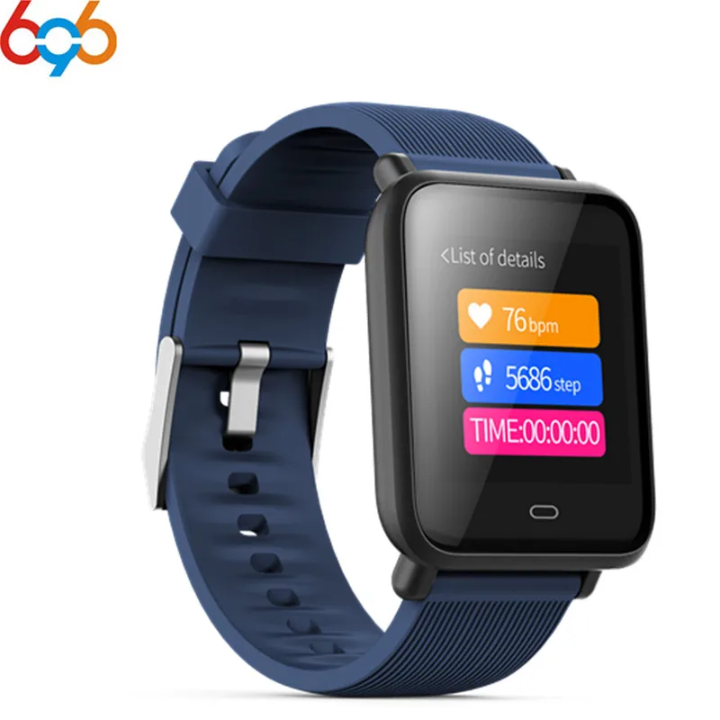 

696 smart bracelet Q9 VS P68 ip67 waterproof fitness tracker with heart rate monitor stopwatch clock smartband for men women clo