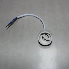 Керамика и фарфор GU10 патрон, разъем светодиодной ленты GU10 цоколь лампы, керамический GU10 держатель лампы для Светодиодный точечный светильник