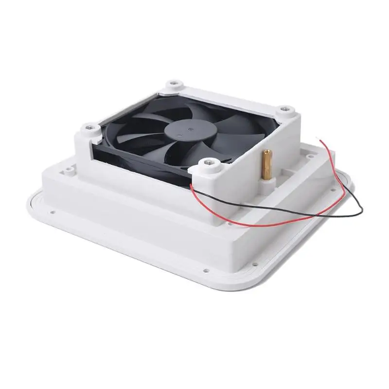 12 В вентиляционное отверстие для холодильника с вентилятором для RV Прицепа караван боковой вентиляционный вытяжной вентилятор белый RV Аксессуары для стайлинга автомобилей