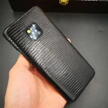 

For Huawei Mate20 Real Natural Genuine Real Lizard Skin Leather Phone Case For Huawei Mate20 Pro Luxury Back Cover