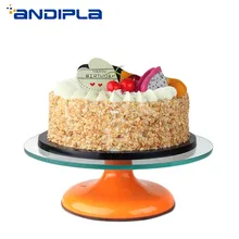 12 дюймов торт ко дню рождения инструмент пластиковый стеклянный торт проигрыватель нескользящий вращающийся стол подставка База домашний DIY инструмент выпечки Торты украшения