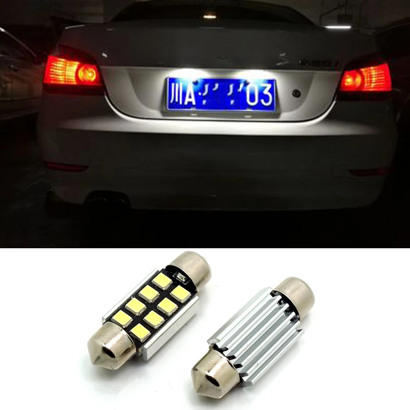 Для BMW E46 E39 E36 E90 E60 E30 E53 E70 M3 M5 Автомобильный светодиодный 36 мм белый Canbus C5W 2835SMD