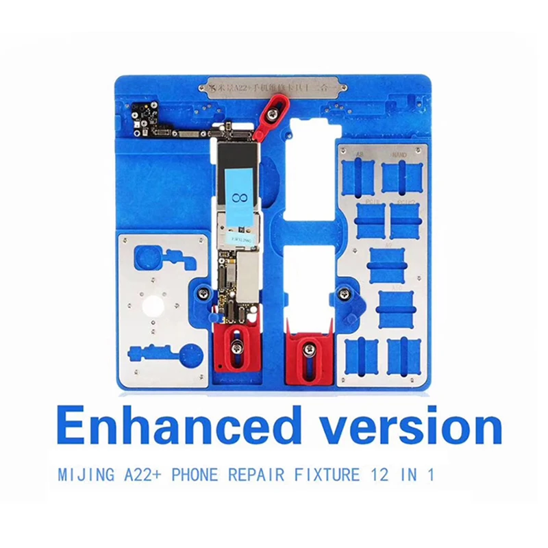 12 в 1 A22 + зажимы для материнской платы iPhone 5C 5S 6G 6S 6P 6SP SE 7G 7P 8G 8P XR держатель фиксации