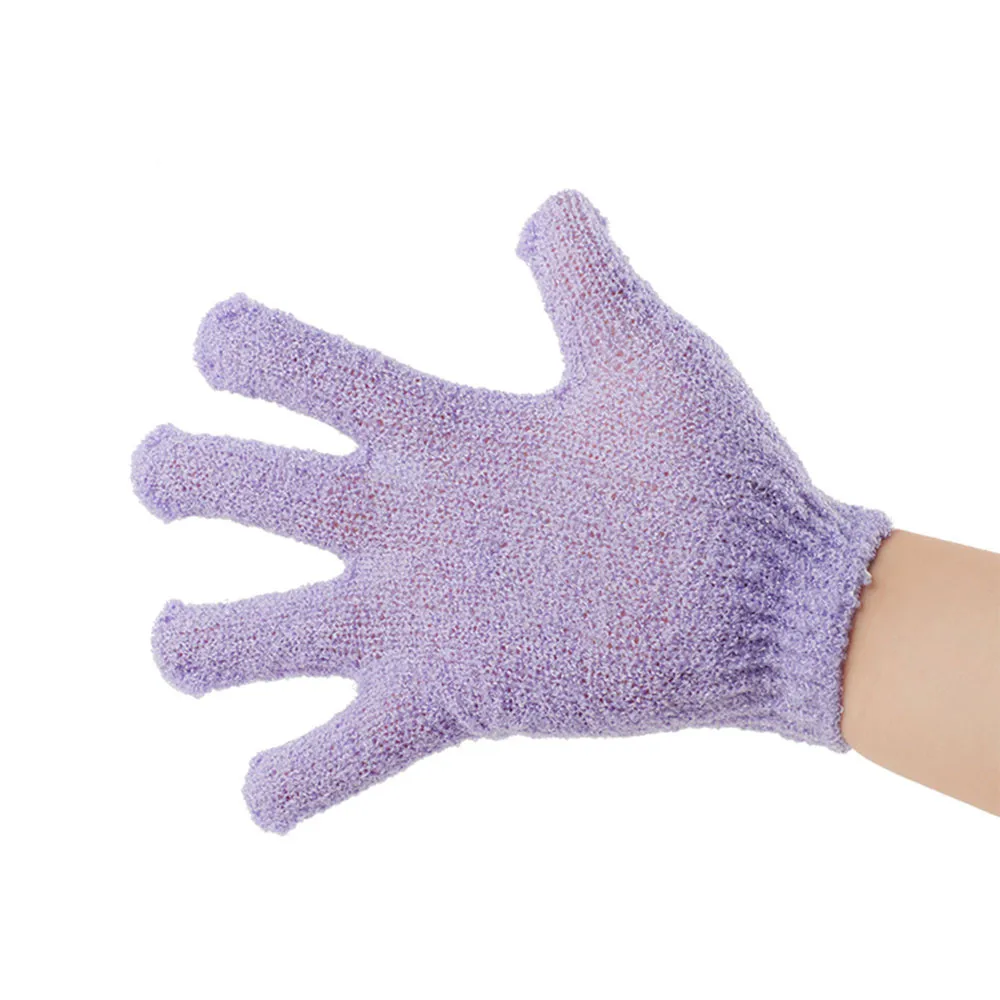 Дропшиппинг 5 шт. рукавицы для душа отшелушивающие банные перчатки пена для ванной противоскользящая Массажная очистка тела мочалка