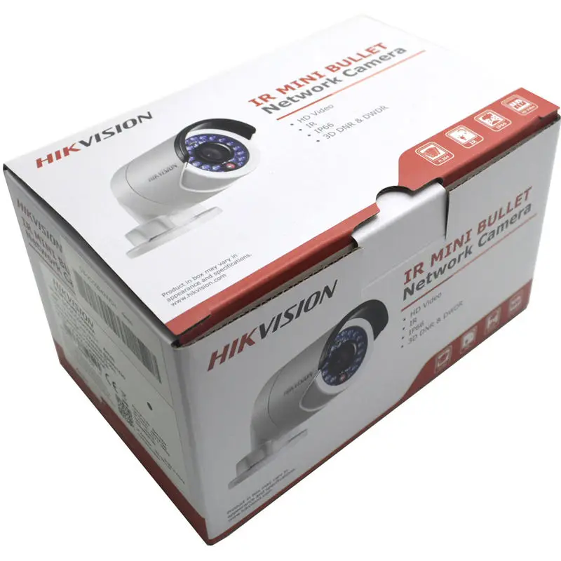 Ip Security Bullet Camera Hik English Version POE DS 2CD2032F I 4mm 3MP Network Unlimited Update