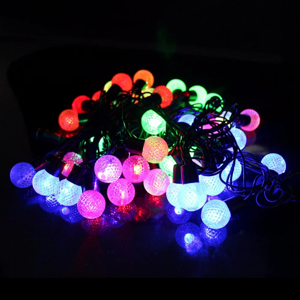 AXESHINE 5M 40 LEDs String Light Outdoor Ball LED Strip Lights Neon
