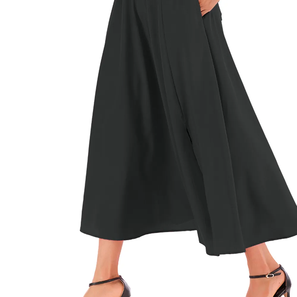 Женская длинная Макси плиссированная юбка миди юбка с высокой талией эластичные Повседневные Вечерние юбки Femme Falda Corta модная одежда в стиле бохо пляжное платье