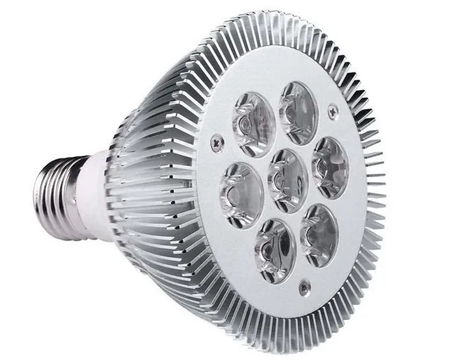 700LM 7 Вт Par30 Dimmable НОМИНАЛЬНОЙ 30 лампочка E27 прожектор белый/теплый белый