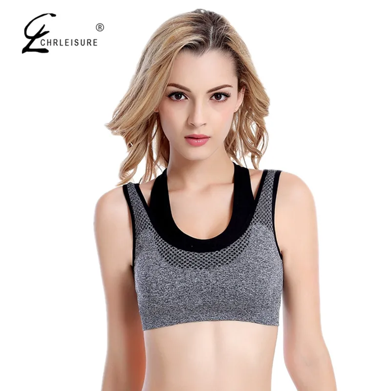 

CHLEISURE S/M/L 7 Colors Women's Push Up Bra Fake Two Pice Bra Professional Fashion Seamless Absorb Sweat Slim Bralette