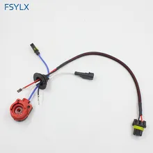 FSYLX Авто D2 D2C D2S D2R розетка усилителя разъем силового кабеля XENON HID балласт лампы HID XENON жгут проводов D4 D2 HID адаптера переменного тока