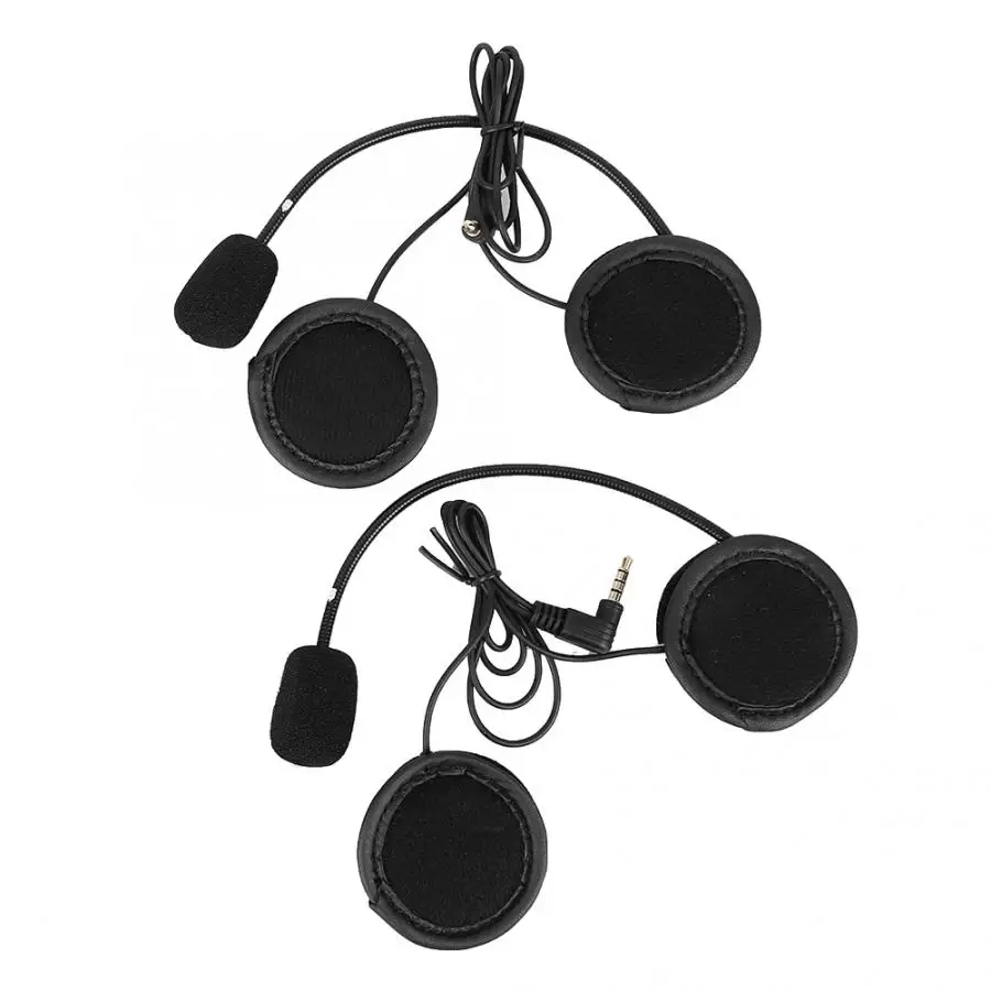 2 шт V6 1200 мотоциклетный шлем беспроводные Bluetooth домофоны свободные руки наушники