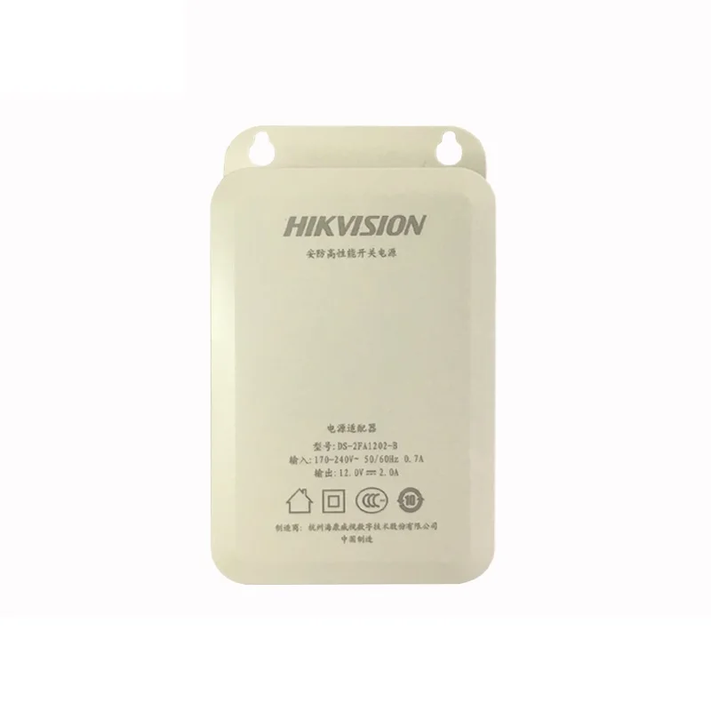 Hikvision оригинальный DS-2FA1202-B DC12V/2A питание для камеры видеонаблюдения микрофон водонепроницаемый наружного использования