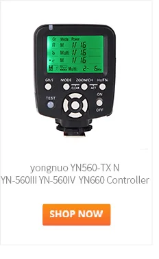 Yongnuo flash YN968N Высокоскоростная синхронизация 1/8000 затвор 622N 560TX для камер Nikon D810 D750 D610 D5600 с тремя светодиодный