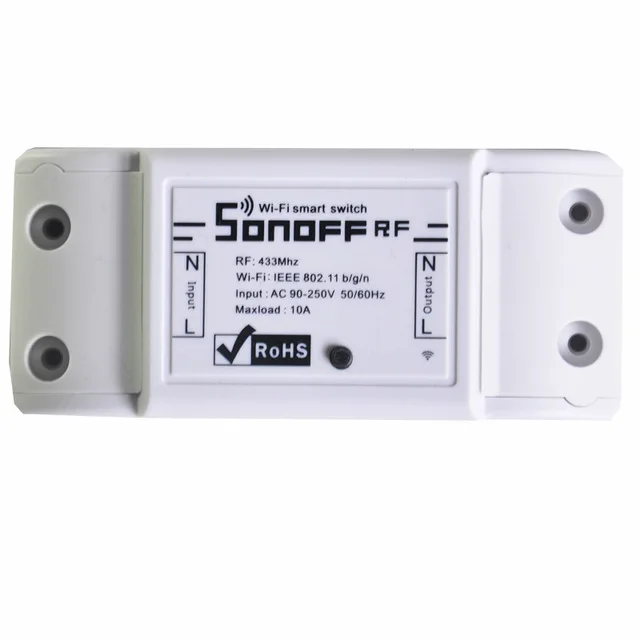 Itead Sonoff 433 МГц Sonoff RF WiFi беспроводной Умный домашний переключатель дистанционного управления умный переключатель синхронизации Беспроводное управление 10A