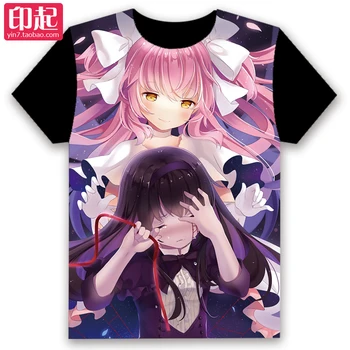 

Anime Puella Magi Madoka Magica Cosplay casual men and women Full-color T-shirt
