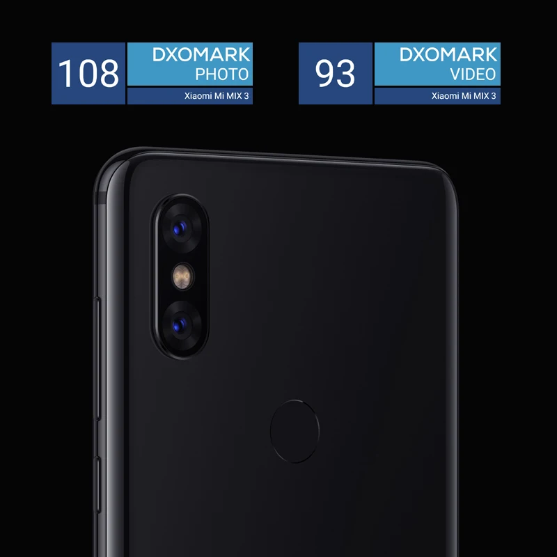 Новый оригинальный мобильный телефон Xiaomi Mi Mix 3 8 Гб ОЗУ 128 ПЗУ Восьмиядерный
