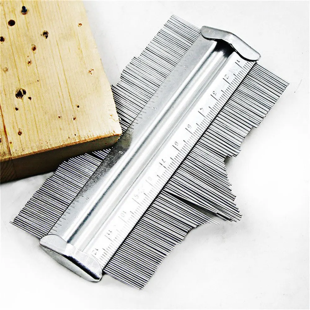 

Contour Gauge Duplicator High definition laser cut line Irregular Profile Measuring Gauge Carpenter's Measurement Copy Gauges
