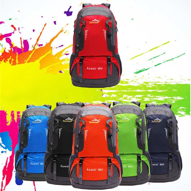 60L Hiking Backpacks Waterproof Durable Travel Backpack Outdoor