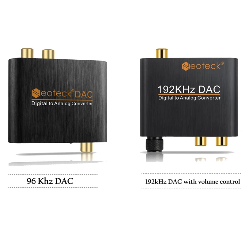 Neoteck DAC аудио преобразователь коаксиальный Оптический к RCA 2.1CH Toslink аналоговому